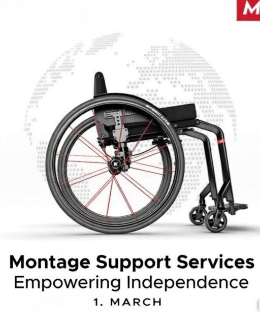 Today, March 1st, we proudly celebrate the incredible strength, independence, and resilience of wheelchair users everywhere 🌍
At Montage Support Services, we are committed to empowering individuals with diverse needs to live meaningful, self-directed lives in their communities — because everyone deserves to thrive, belong, and shine on their own terms.