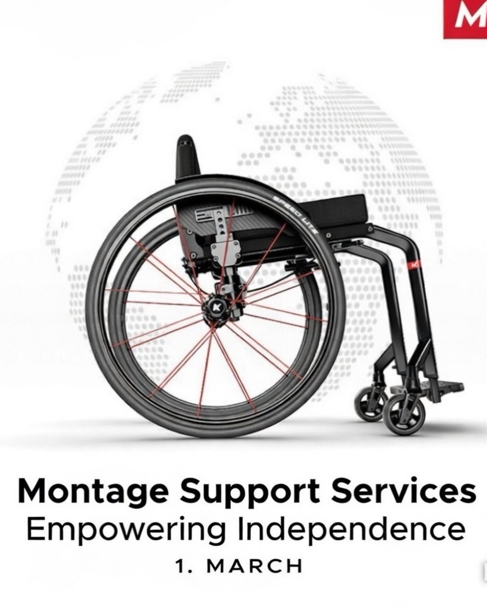 Today, March 1st, we proudly celebrate the incredible strength, independence, and resilience of wheelchair users everywhere 🌍
At Montage Support Services, we are committed to empowering individuals with diverse needs to live meaningful, self-directed lives in their communities — because everyone deserves to thrive, belong, and shine on their own terms.