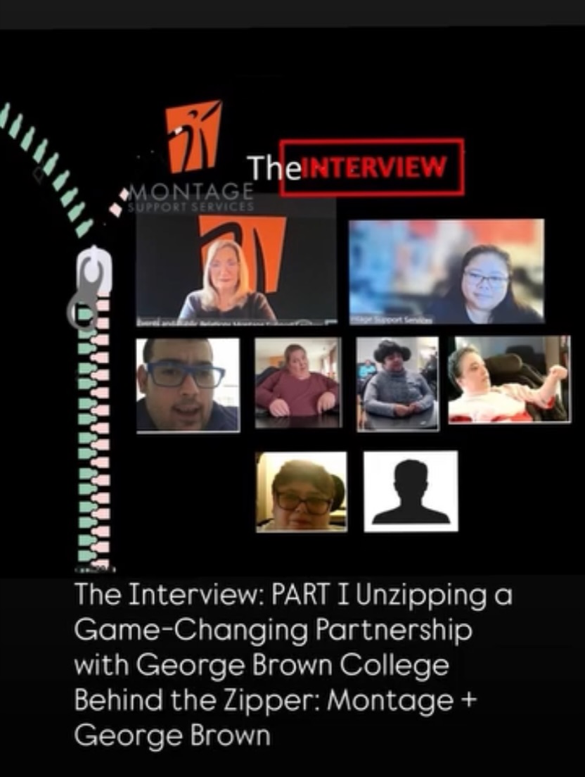 The Interview: PART I — Unzipping a Game-Changing Partnership! 🎬
We are so incredibly thrilled to share this special behind-the-scenes look at the official kickoff of our digital adaptive wear project with George Brown College! “Behind the Zipper” is all about breaking down barriers and merging cutting-edge digital “do it yourself”.
By collaborating directly with our community, George Brown Fashion students collaborated to create innovative, adaptive clothing solutions that prioritize independence, comfort, and personal style. This is what true inclusion looks like in action—stay tuned as we continue to unzip this exciting journey together! 
#MontageSupportServices #GeorgeBrownCollege #AdaptiveWear